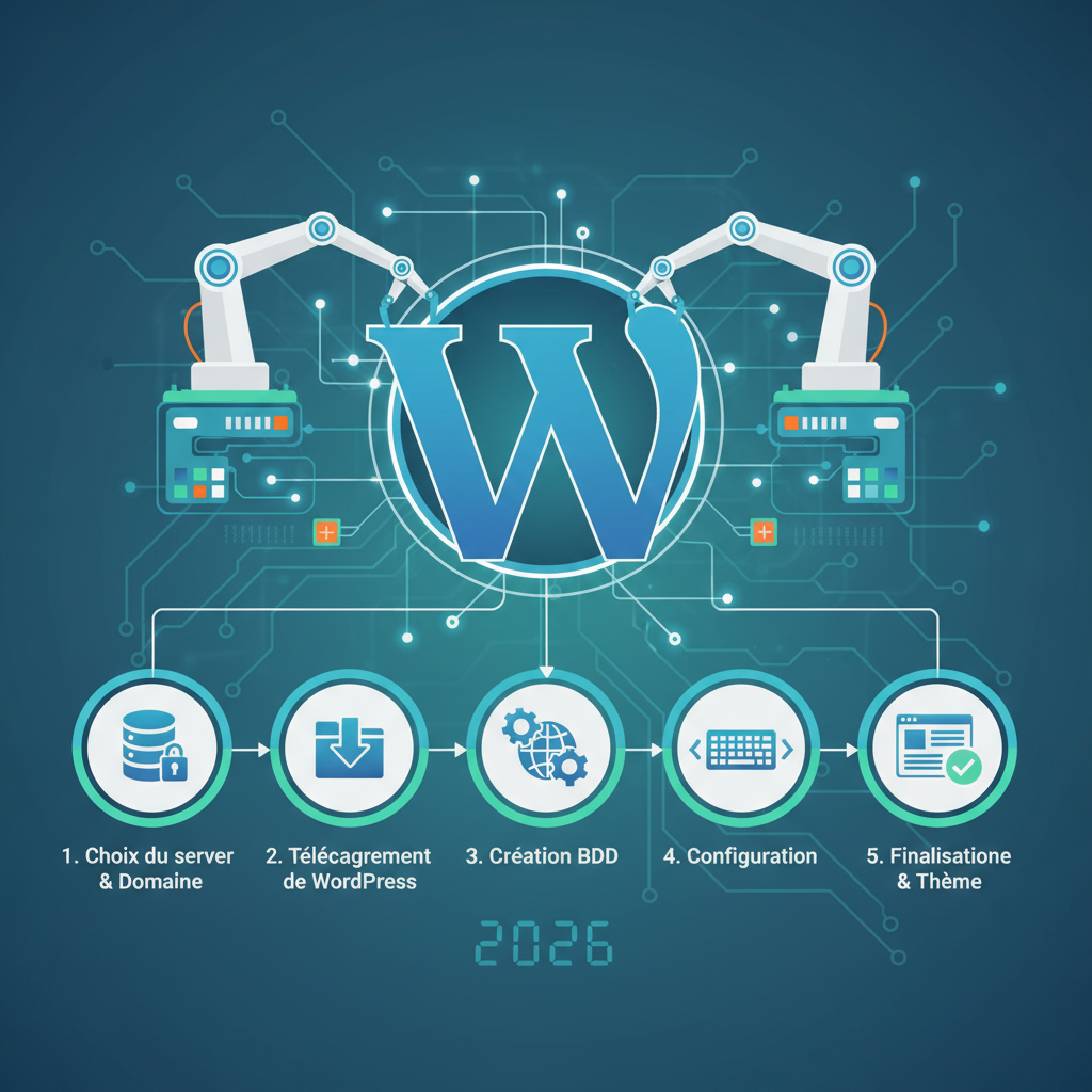 Comment installer WordPress en 2026 : guide complet etape par etape